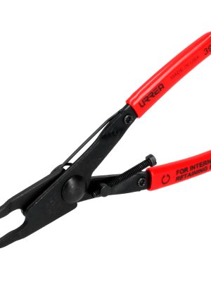 398 - Pinza para anillos de retención con mango rubber grip fijas tipo interno ángulo de 45° Urrea