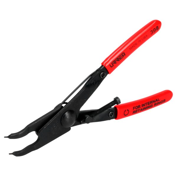 398.jpg 398 - Pinza para anillos de retención con mango rubber grip fijas tipo interno ángulo de 45° Urrea