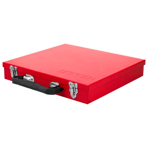 4019 - Caja metálica usos múltiples color rojo 12" x 11" x 2" Urrea