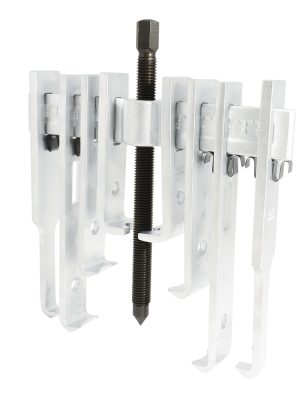 4030B - Extractor quijada recta tipo "A" 10 ton, 15 piezas en caja metálica Urrea