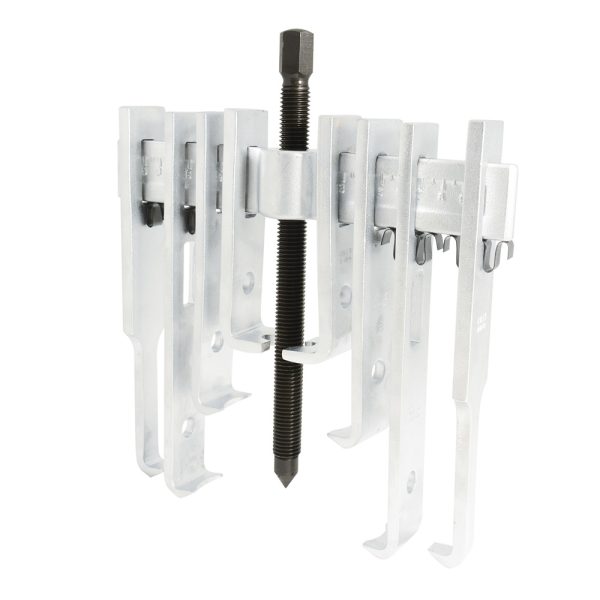 4030B - Extractor quijada recta tipo "A" 10 ton, 15 piezas en caja metálica Urrea