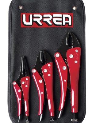 4100 - Juego de pinzas de presión, 3 piezas Urrea