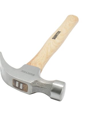 416 - Martillo de uña curva con mango de madera de 13", 16 oz Surtek