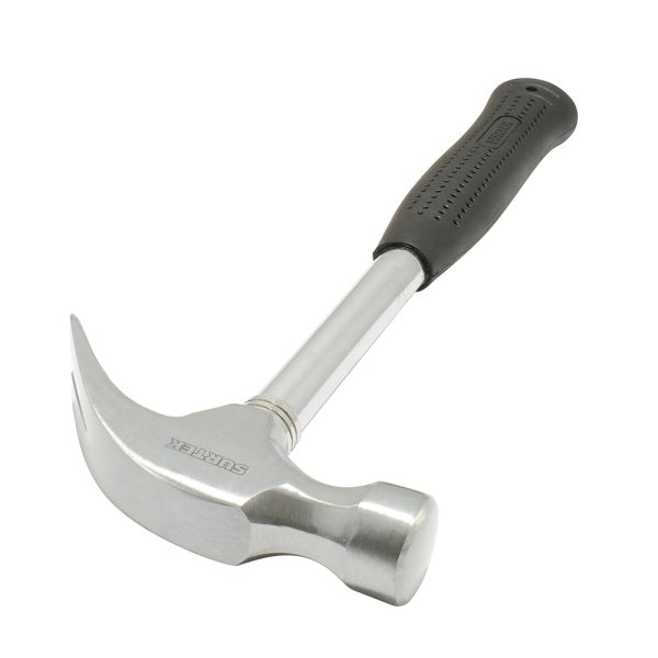 416TN - Martillo de uña curva con mango tubular de 13", 16 oz Surtek