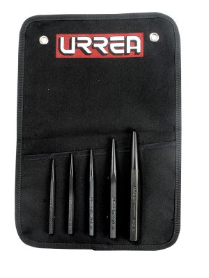 41A - Juego de puntos para centrar y marcar 90°, 5 piezas Urrea