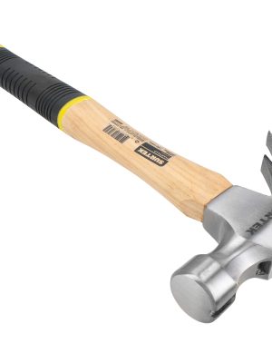 420CG - Martillo de uña recta pulido con mango de madera, 20 oz Surtek
