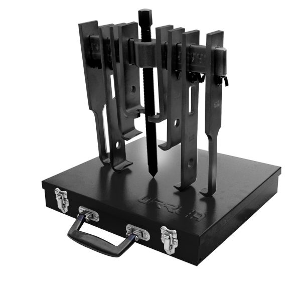 4212SJBB.jpg 4212SJBB - Extractor quijada recta tipo "A" fosfatizada 6 ton, 15 piezas en caja metálica Urrea