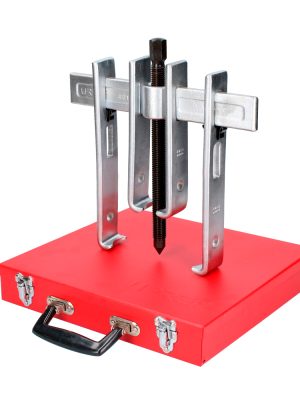 4232SJB - Extractor quijada recta tipo "A" 10 ton, 9 piezas en caja metálica Urrea