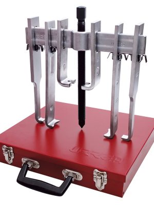 4234B - Extractor quijada recta tipo "A" 10 ton, 13 piezas en caja metálica Urrea