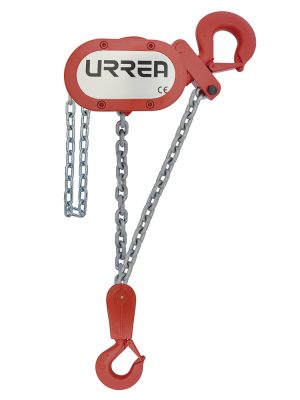 46306.jpg 46306 - Polipasto manual con freno de acción inmediata 2 ramales 6 ton, cadena 3 m Urrea