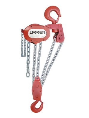 46308.jpg 46308 - Polipasto manual con freno de acción inmediata 3 ramales 8 ton, cadena 3 m Urrea