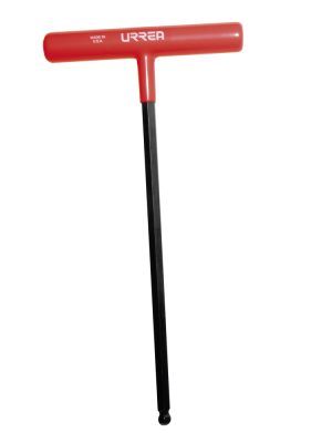 46406LBGP.jpg 46406LBGP - Llave hexagonal larga tipo "T" punta de bola ergonómica en pulgadas, 3/32" Urrea