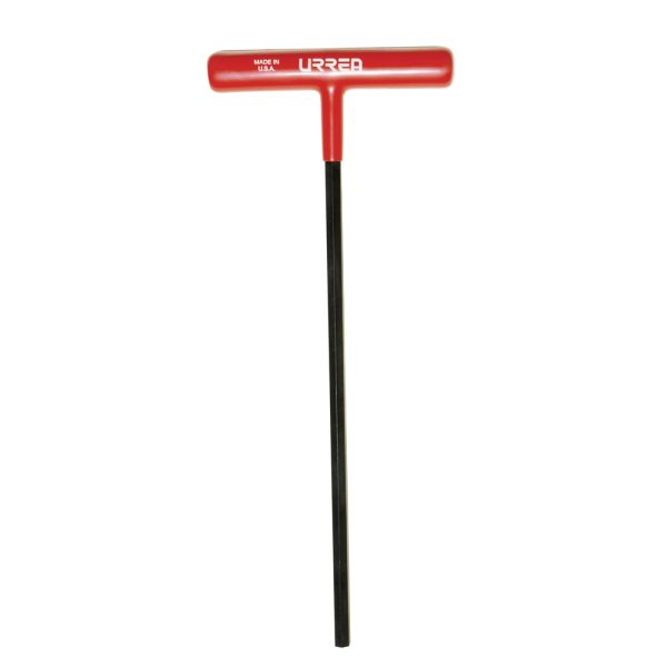 46416LGP - Llave hexagonal larga tipo "T" ergonómica en pulgadas, 1/4" Urrea