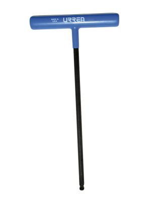46518LBGP.jpg 46518LBGP - Llave hexagonal larga tipo "T" punta de bola ergonómica métrica, 6 mm Urrea