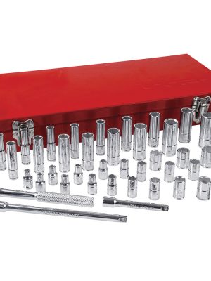 4700A - Juego de dados y accesorios cuadro de 1/4" combinado, 44 piezas Urrea