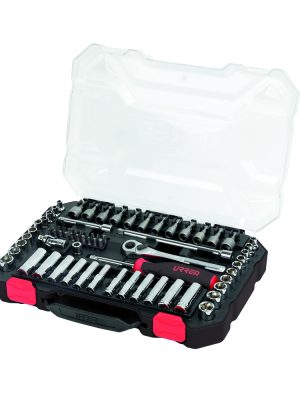 4701CD - Juego de dados y accesorios cuadro de 1/4" combinado, 70 piezas Urrea