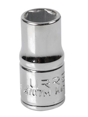 4707M.jpg 4707M - Dado cuadro de 1/4", 6 puntas, métrico, 7 mm Urrea