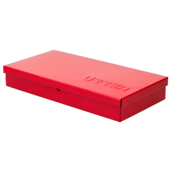 4725 - Caja metálica usos múltiples color rojo 4" x 9" x 1" Urrea