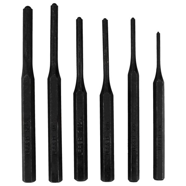 47B - Juego de punzones, botadores rectos, 6 piezas Urrea