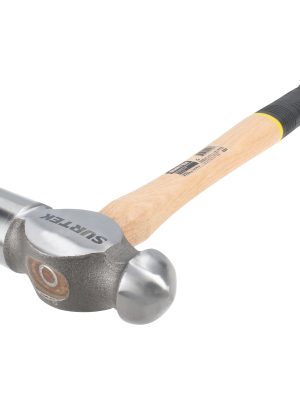 48SG - Martillo pulido de bola con mango de madera con grip de 18", 48 oz Surtek