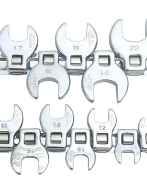 4900-12M.jpg 4900-12M - Juego de llaves pata de cuervo cuadro de 3/8", métricas, 12 piezas Urrea