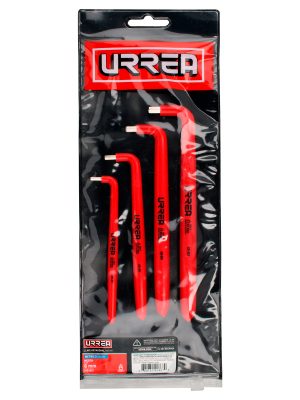 4901VM.jpg 4901VM - Juego de llaves hexagonales tipo "L" 1000 V métricas, 4 piezas Urrea