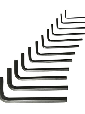 4972 - Juego de llaves hexagonales tipo "L", en pulgadas, 12 piezas en blíster Urrea