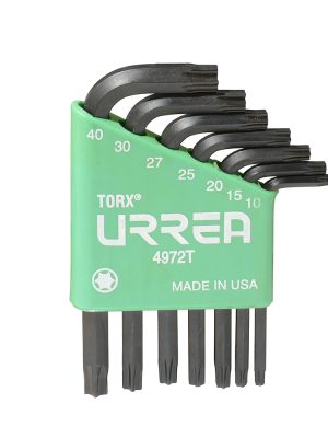 4972T.jpg 4972T - Juego de llaves hexagonales tipo "L", torx, 7 piezas en blíster Urrea