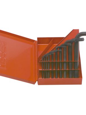 4975M - Juego de llaves hexagonales tipo "L", métricas, 10 piezas en estuche plástico Urrea