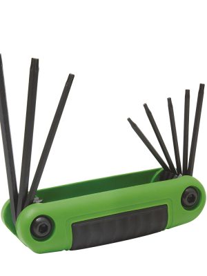 4976TX - Juego de llaves hexagonales tipo navaja torx T6 a T25 estuche bimaterial, 8 pz Urrea