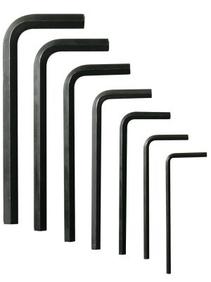 4977M - Juego de llaves hexagonales tipo "L", métricas, 7 piezas Urrea