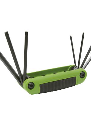 4977TX - Juego de llaves hexagonales tipo navaja torx T10 a T40 estuche bimaterial, 7 pz Urrea