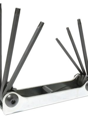 4979TX - Juego de llaves hexagonales tipo navaja torx T10 a T40 estuche metálico, 7 pz Urrea