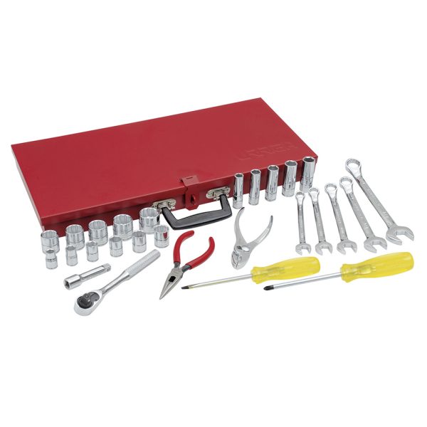 5003B - Juego de dados y accesorios cuadro de 3/8" en pulgadas, 28 piezas Urrea