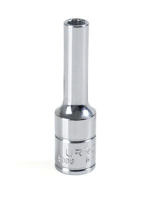 5008 - Dado largo cuadro de 3/8", 12 puntas, en pulgadas, 1/4" Urrea