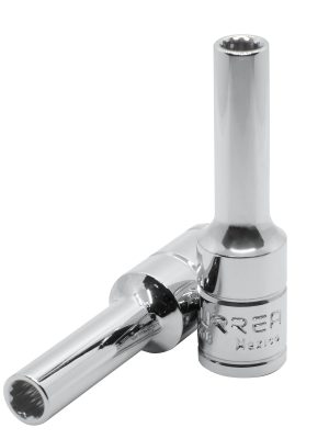 5008HM - Dado largo cuadro de 3/8", 6 puntas, métrico, 8 mm Urrea