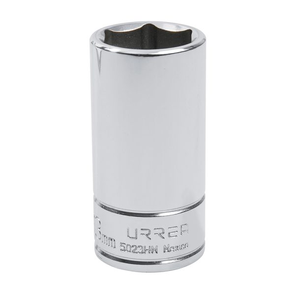 5023HM - Dado largo cuadro de 3/8", 6 puntas, métrico, 23 mm Urrea