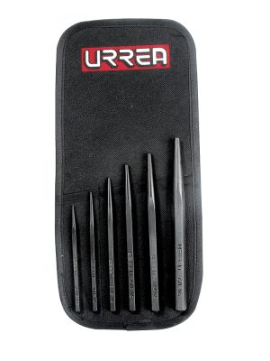 50A - Juego de punzones guía botador cortos, 6 piezas Urrea