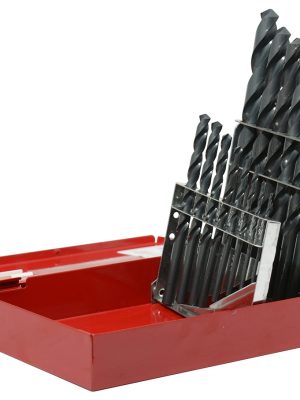 5115.jpg 5115 - Juego de brocas negras de acero de alta velocidad zanco recto, 15 piezas Urrea