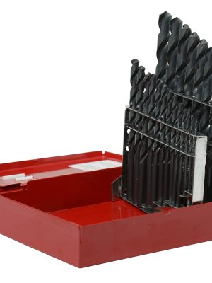 5121.jpg 5121 - Juego de brocas negras de acero de alta velocidad zanco recto, 21 piezas Urrea