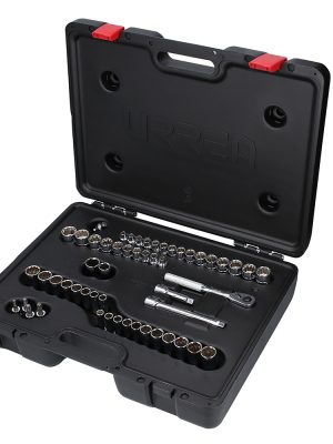 5200PA - Juego de dados y accesorios cuadro de 3/8" combinado, 54 piezas Urrea