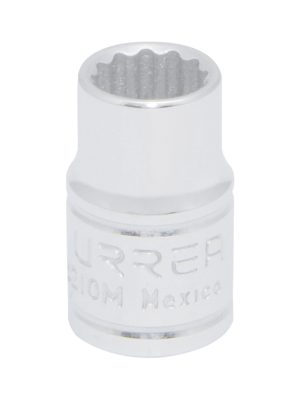 5210M - Dado cuadro de 3/8", 12 puntas, métrico, 10 mm Urrea