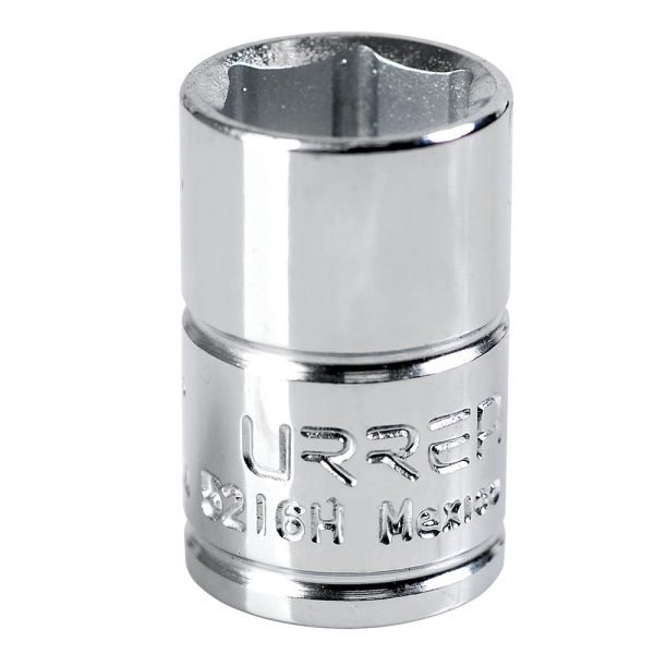 5216H - Dado cuadro de 3/8", 6 puntas, en pulgadas, 1/2" Urrea