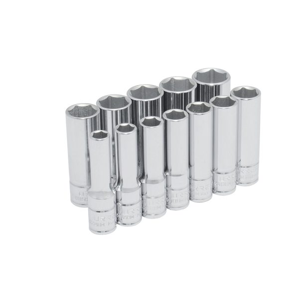 52205.jpg 52205 - Juego de dados largos cuadro de 3/8", 6 puntas, métricos, 12 piezas Urrea