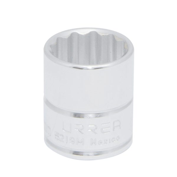 5223M - Dado cuadro de 3/8", 12 puntas, métrico, 23 mm Urrea