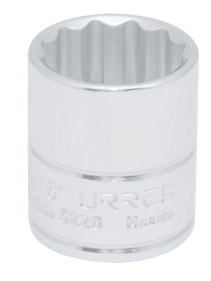 5226.jpg 5226 - Dado cuadro de 3/8", 12 puntas, en pulgadas, 13/16" Urrea