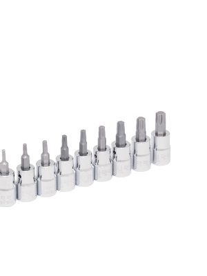 5239C - Juego de dados con punta torx cuadro de 3/8", 9 piezas Urrea