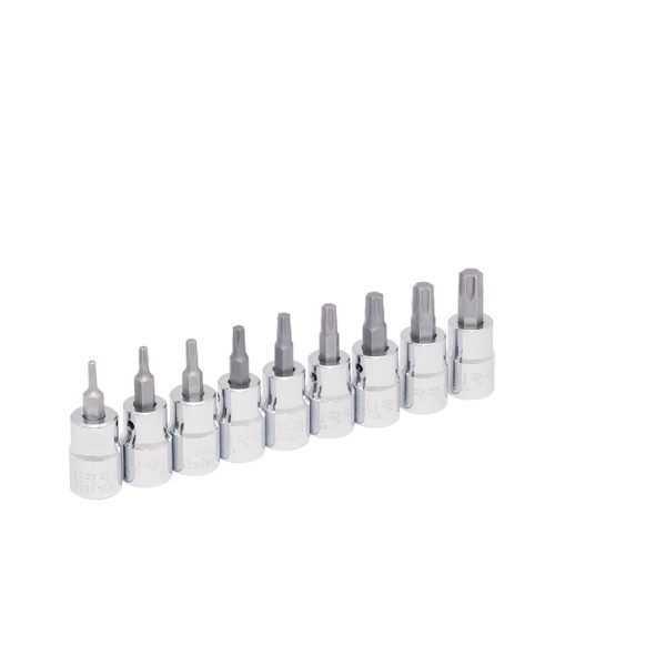 5239C - Juego de dados con punta torx cuadro de 3/8", 9 piezas Urrea