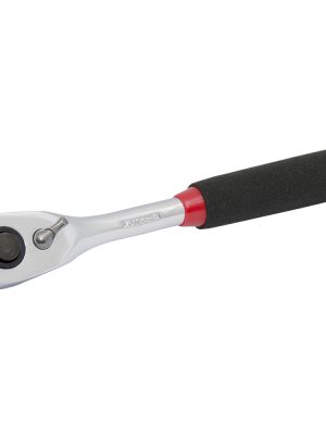 5249H - Matraca reversible con mango rubber grip, quick release, para dado cuadro de 3/8" Urrea