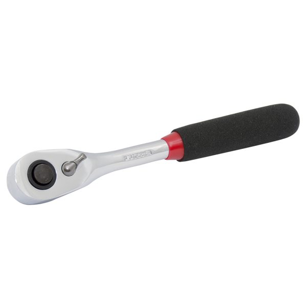 5249H.jpg 5249H - Matraca reversible con mango rubber grip, quick release, para dado cuadro de 3/8" Urrea